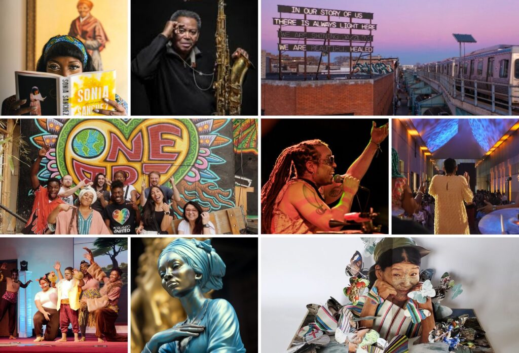 PCT Grants ’24 Horizontal Grid A collage of Philly arts organizations