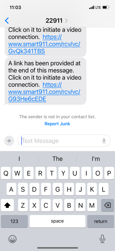 Callers will get a text asking them to initiate a video chat.