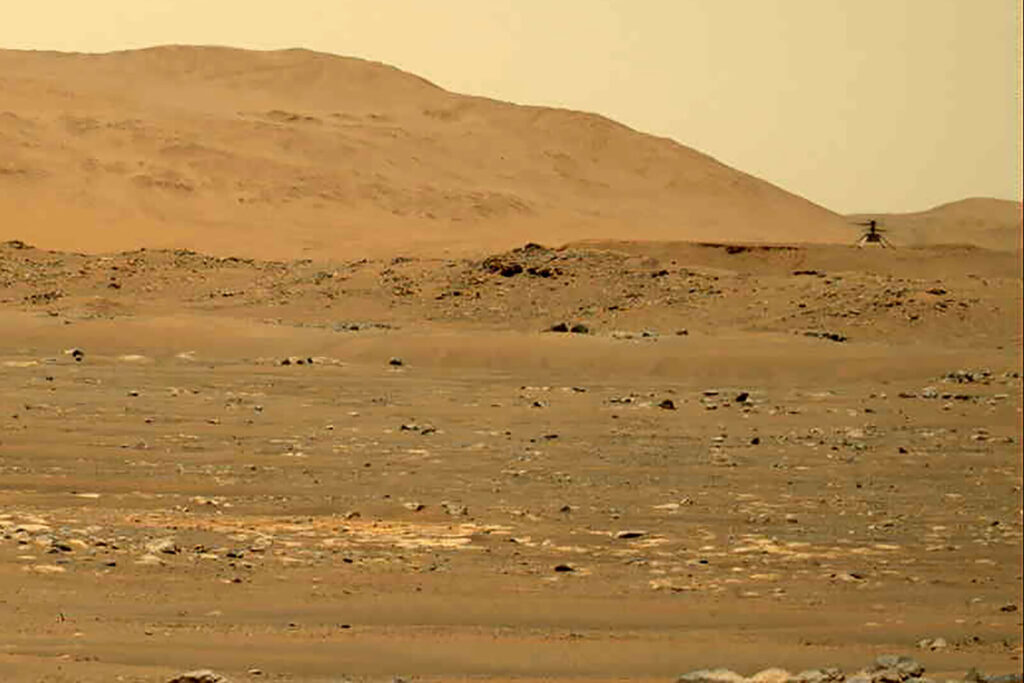 Mars-China Rover An image taken by the Mars Perseverance rover.