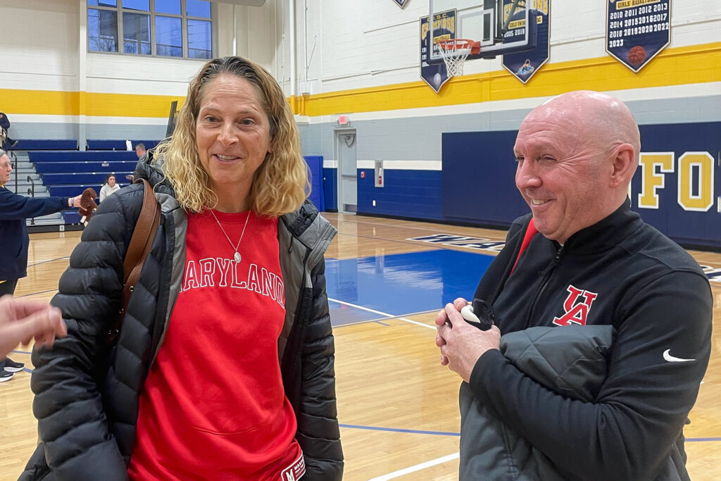 Brenda Frese and John Noonan