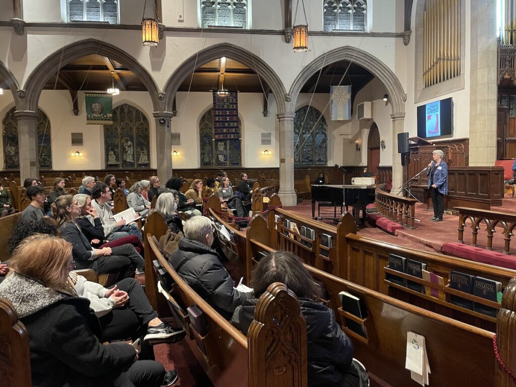 germantown-forum-2 Community members gather at the First United Methodist Church of Germantown for education equity