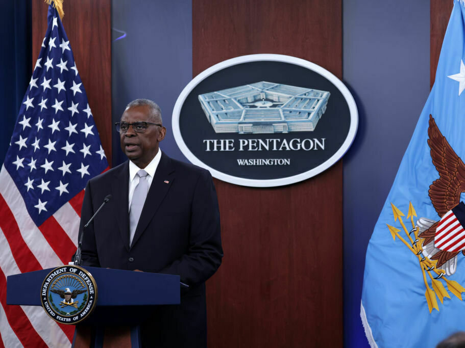 DOD Secretary Austin Holds A Press Briefing At The Pentagon Defense Secretary Lloyd Austin said Thursday he ''should have told the president about'' his cancer diagnosis.