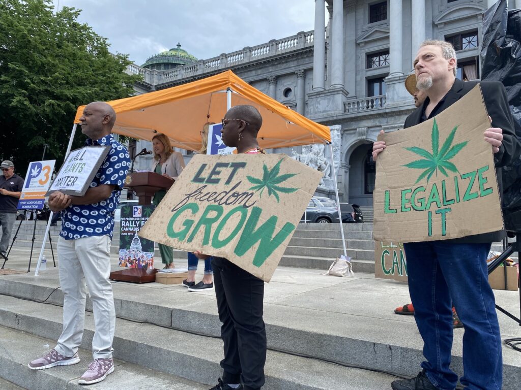harrisburg-cannabis-rally-spotlight-pa-2024-02-22 pro-marijuana legalization rally