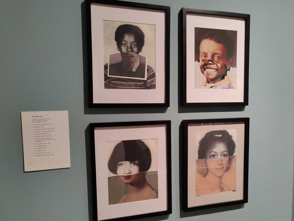 A cluster of four portraits called ''Kings and Queens of Yesteryear.''