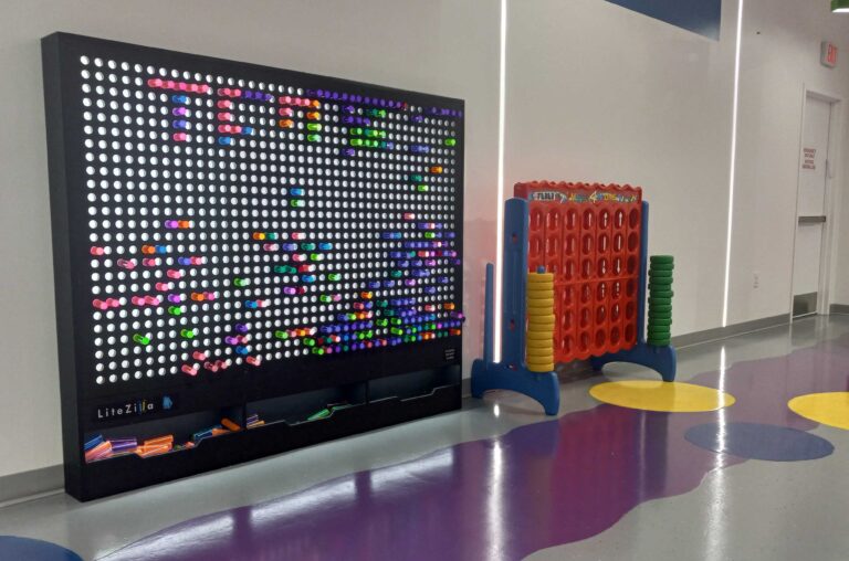Large light-up touch panel