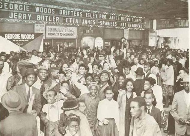 uptown-1960 An enthusiastic crowd gathers for a WDAS concert at the Uptown Theater circa 1960. | Image: Archive.org