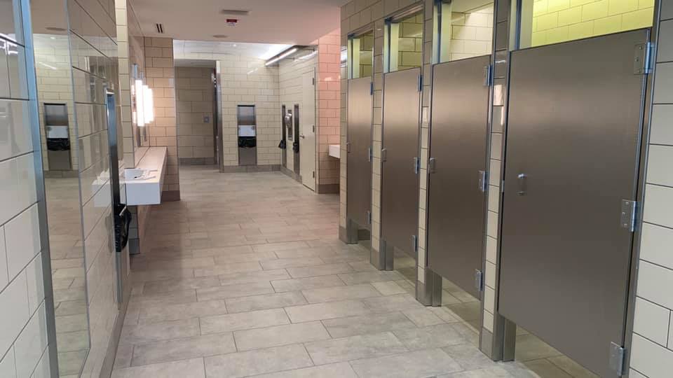 120579337_2711271769140215_7938637657683059587_n An October 2020 photo shows a newly renovated bathroom at Philadelphia International Airport.