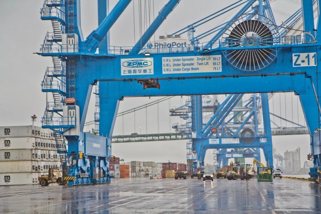 2022-2-4-k-paynter-port-of-philadelphia-announcement-4-new Ships could be diverted to Philly after the Baltimore bridge collapse. (Kimberly Paynter/WHYY)