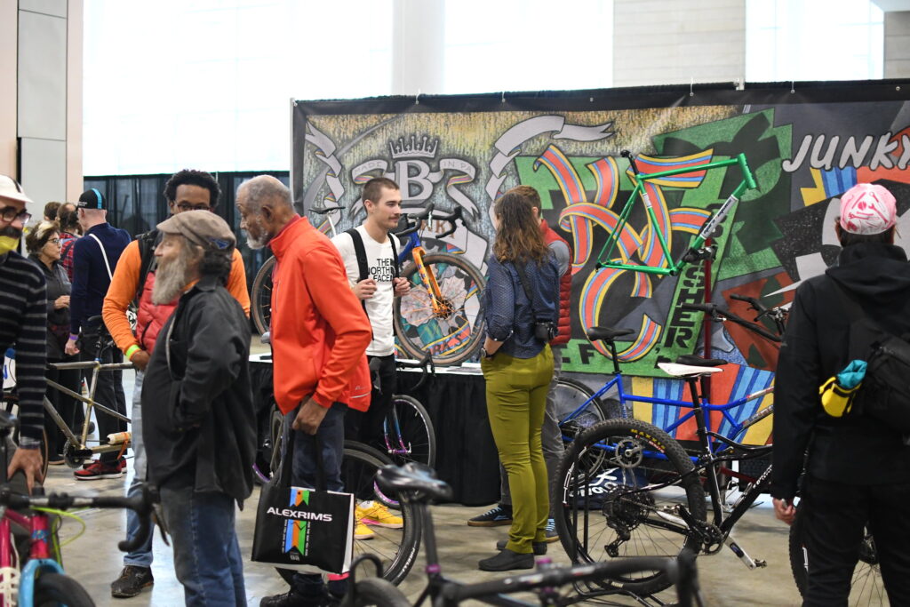 The Philly Bike Expo attracts bike enthusiasts to the Pennsylvania Convention Center. From bike gear, jerseys to bike trails - lots to talk about ahead of the expo on March 16 and 17.
Photo: Bina Bilenky