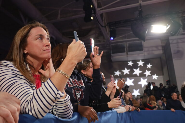 Biden supporters record the president speaking