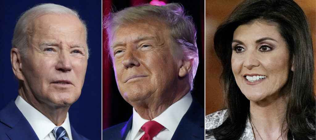 Election 2024 Super Tuesday Biden, Trump, and Haley side by side
