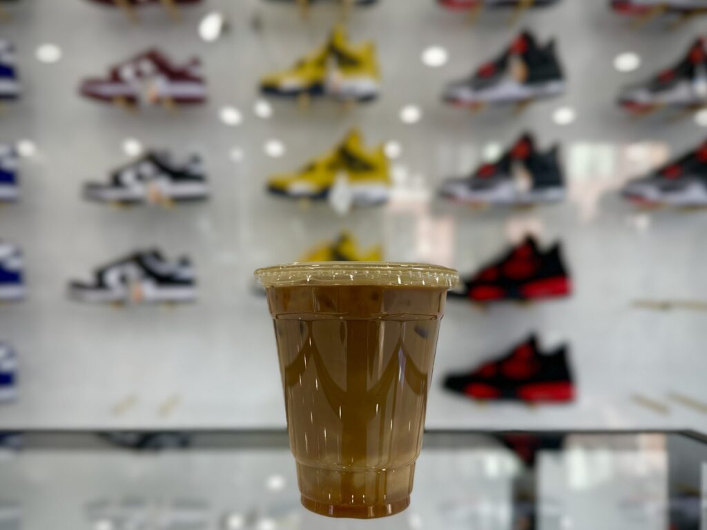 Encanto Kicks & Coffee, on 2110 E Norris Street, offers Puerto Rican coffee and limited edition sneakers.