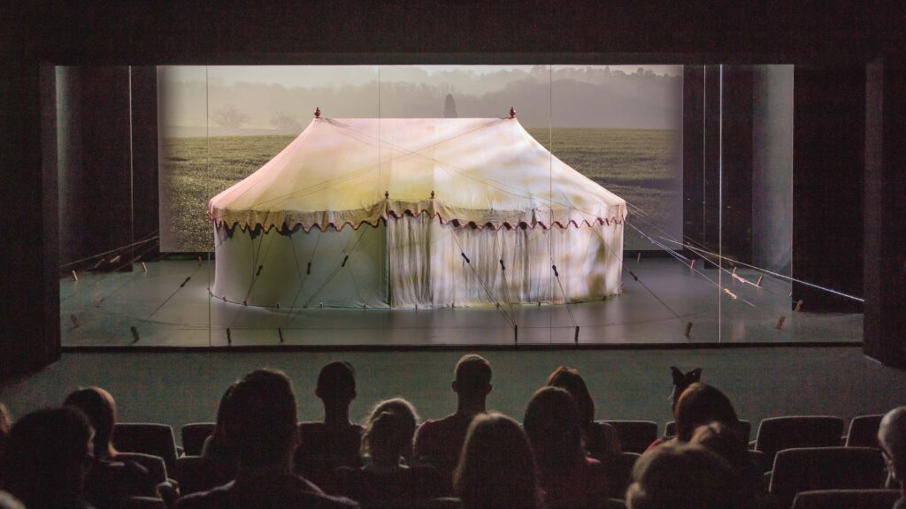 General George Washington's original tent is on display at the Museum of the American Revolution in Philadelphia.
