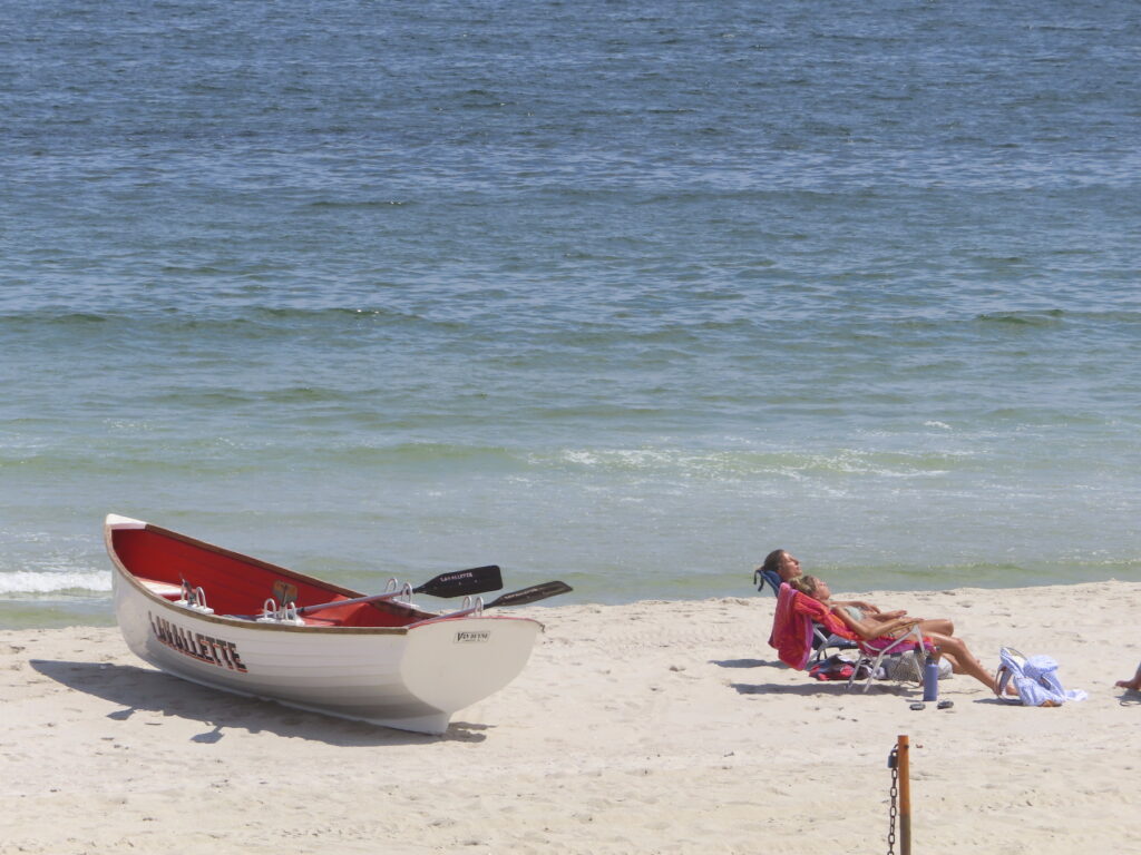 Right To Clean Environment People relaxing on the beach.