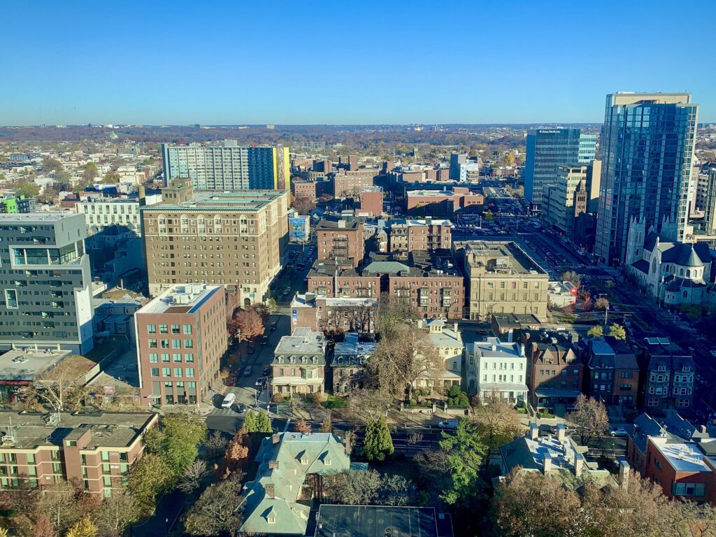 View_of_the_University_of_Pennsylvania_Campus_and_West_Philadelphia Aerial photo of University City