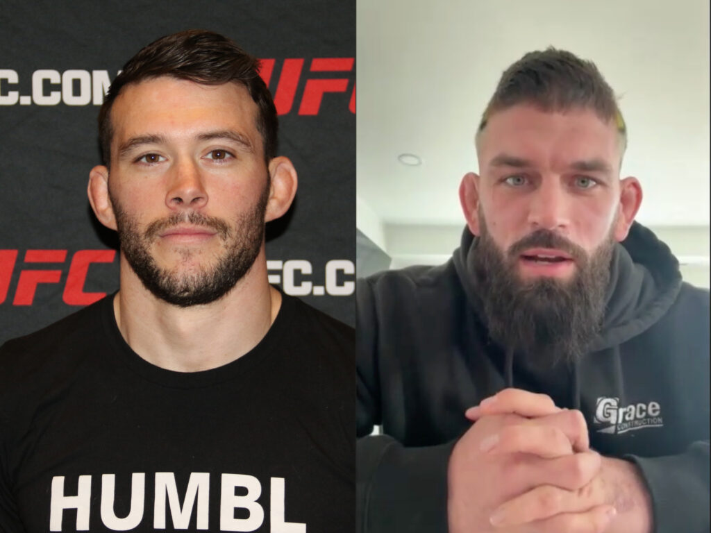 bill-algeo-andre-petroski-ufc-2024-03-28 MMA fighters Bill Algeo and Andre Petroski