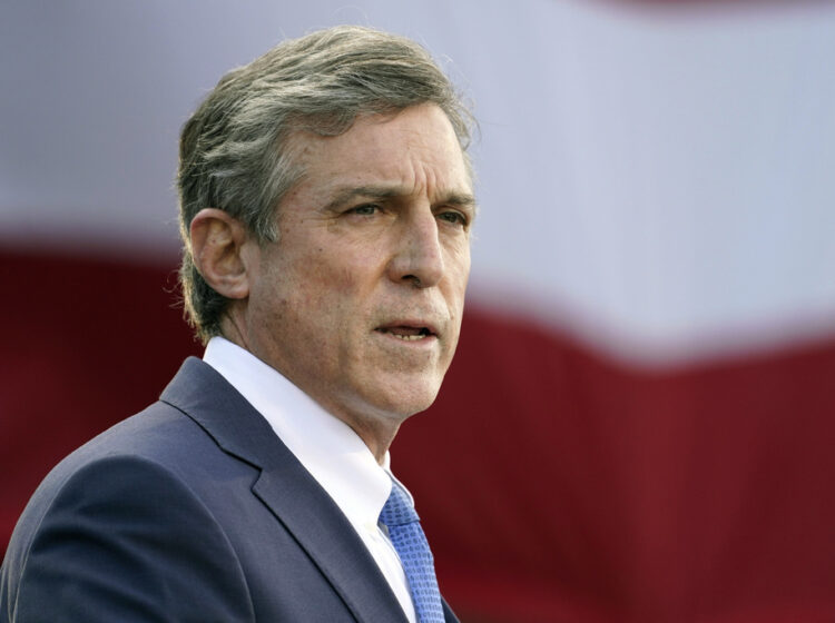 An upclose photo of Gov. John Carney