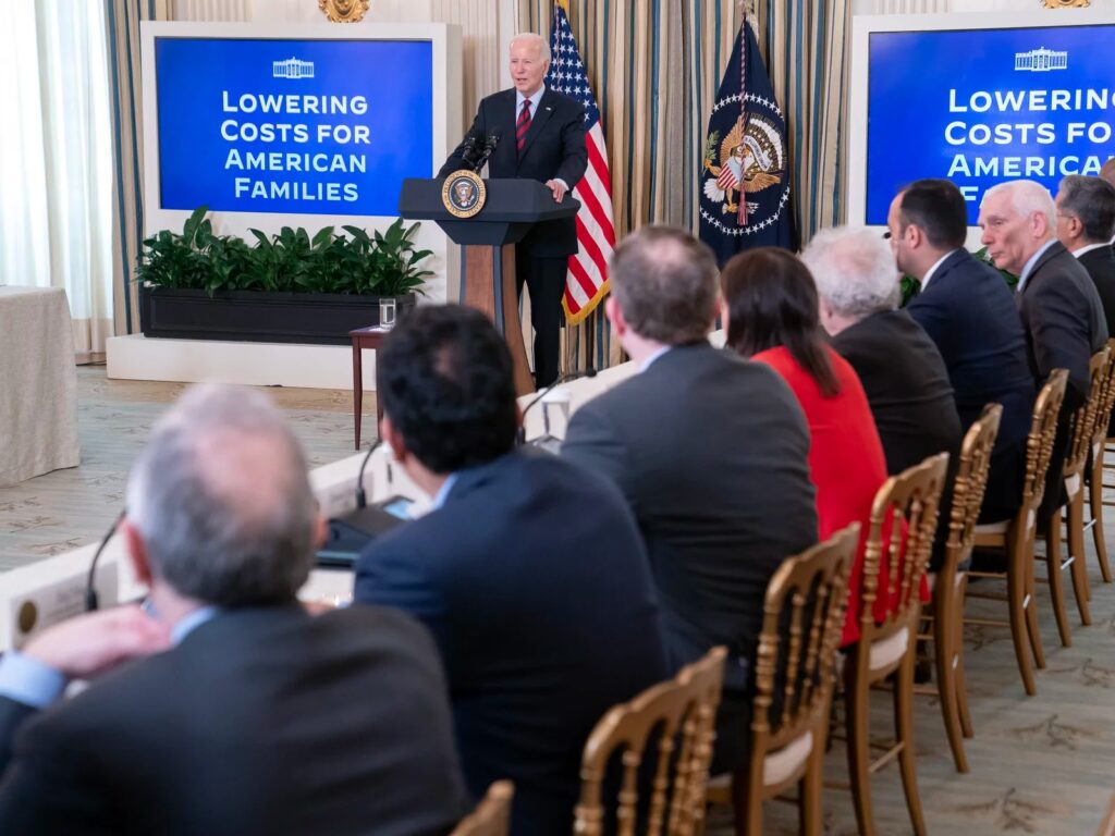 President Biden at the White House on March 5