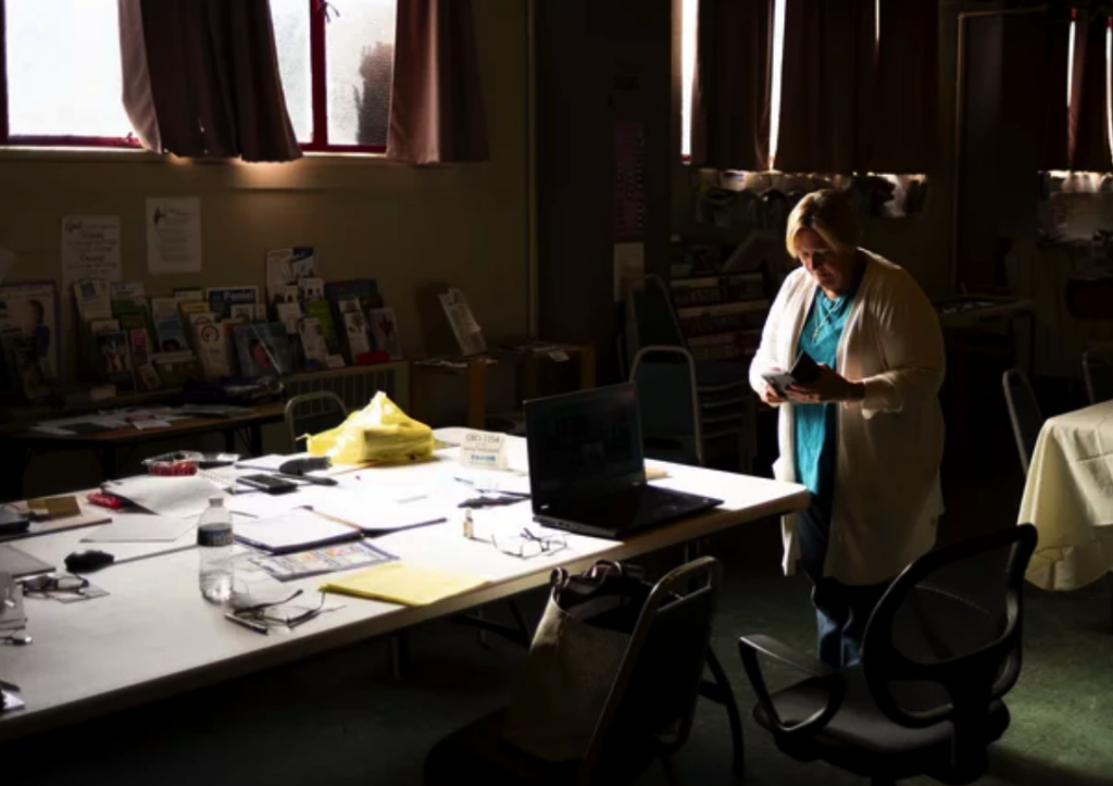 Kim Botteicher at work