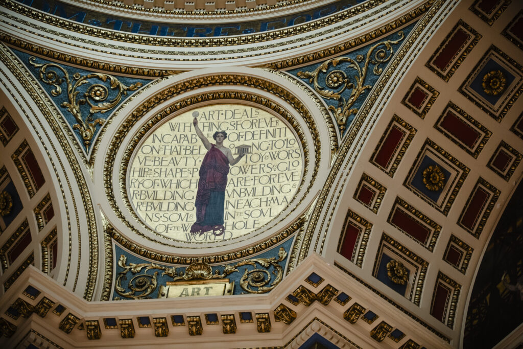 Pennsylvania State Capitol building in Harrisburg on July 26, 2023. The interior of the Pennsylvania Capitol in Harrisburg.