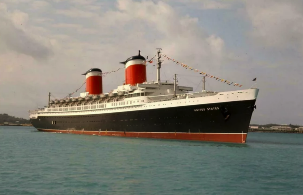 ss-united-states-conservancy-2024-03-13 SS United States out on the water