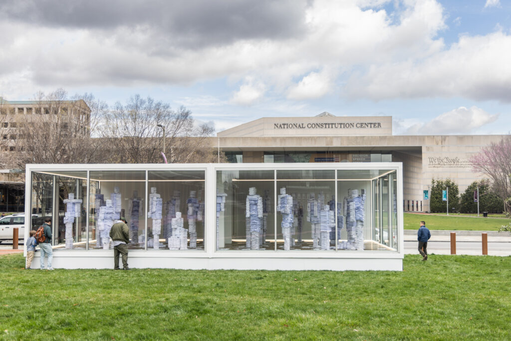 04 04 2024 k paynter reduced size waiting workforce art installation