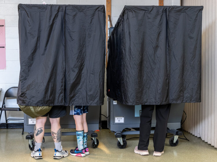 Voters in Philadelphia’s 18th Ward cast ballots on Election Day