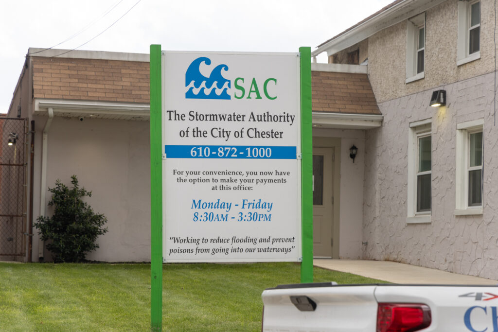 04 24 2024 k paynter reduced SAC chester Sign for Stormwater Authority of the City of Chester