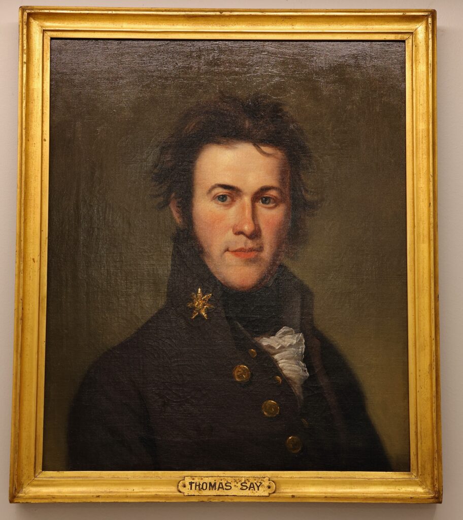 A portrait of Thomas Say