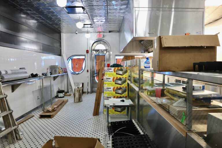 The new kitchen