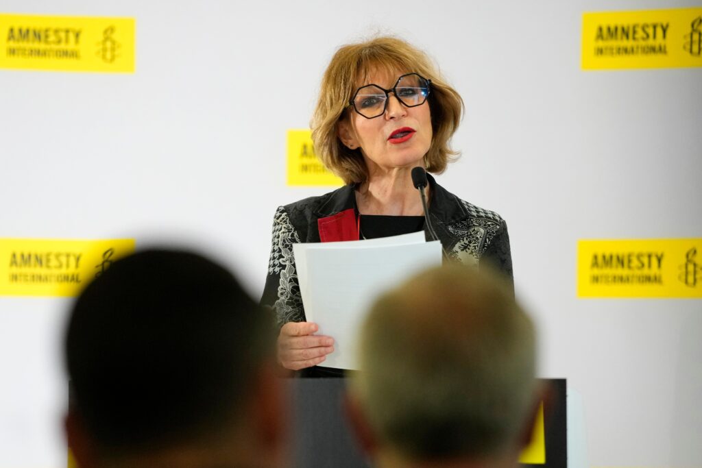 Agnes Callamard, Secretary General of Amnesty International Agnes Callamard