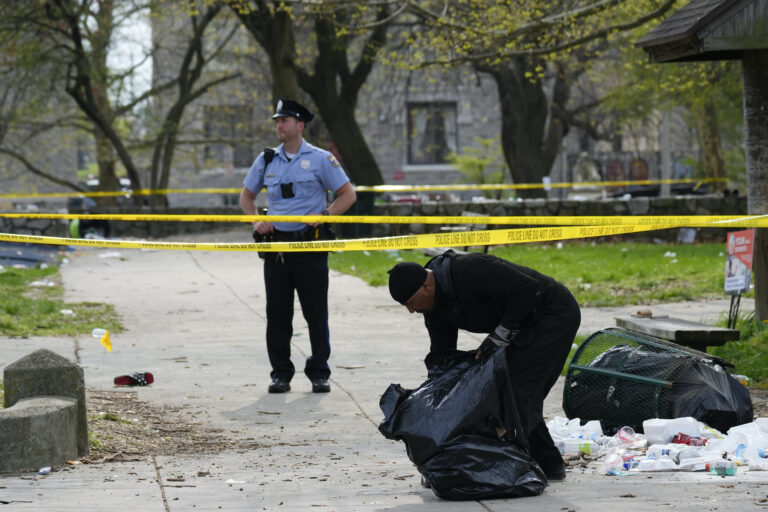 Aftermath of shooting at Eid celebration