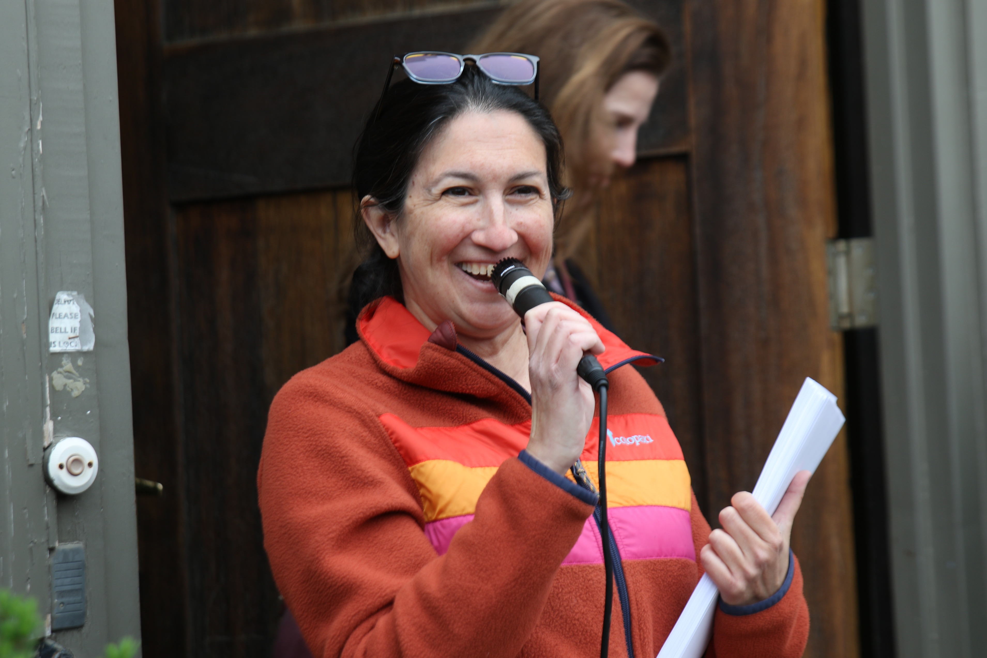 Carolyn Redmond speaking