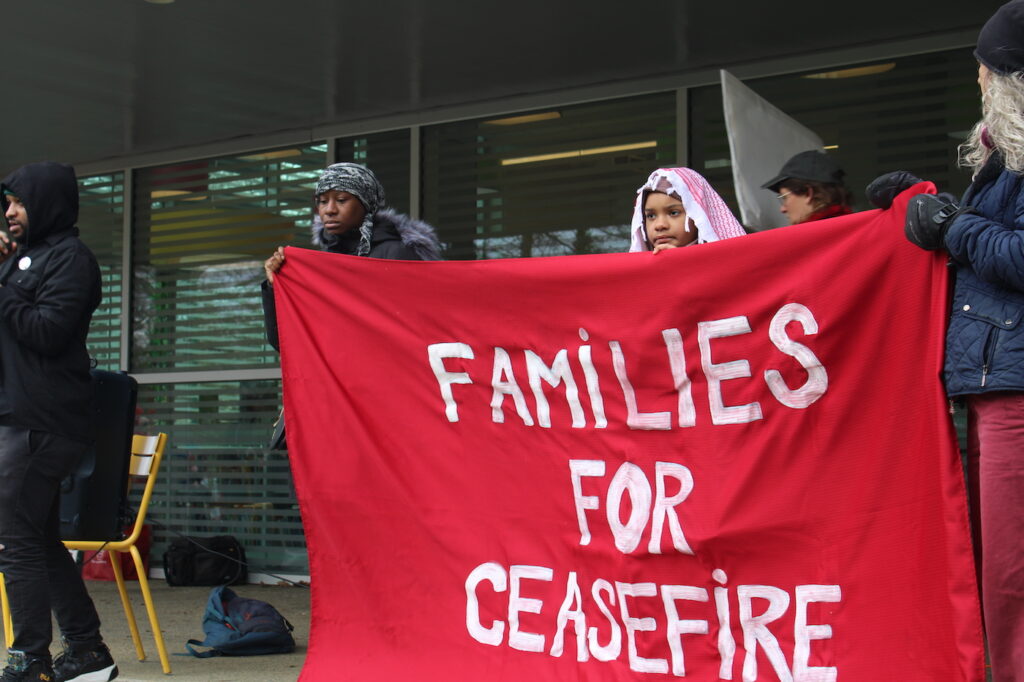 scenes from the rally