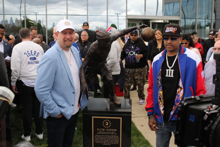 Nick Nurse and Allen Iverson