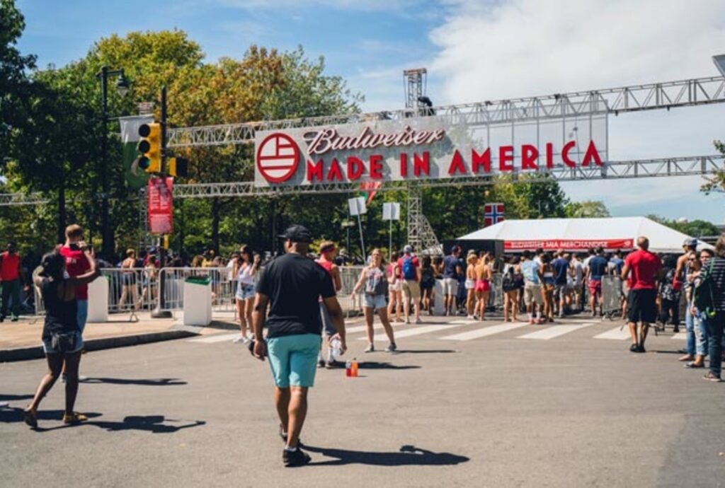 Budweiser Made in America Festival Festival grounds