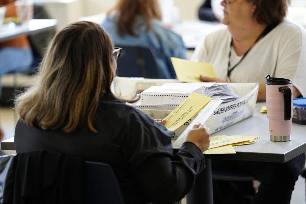 sorting mail ballots