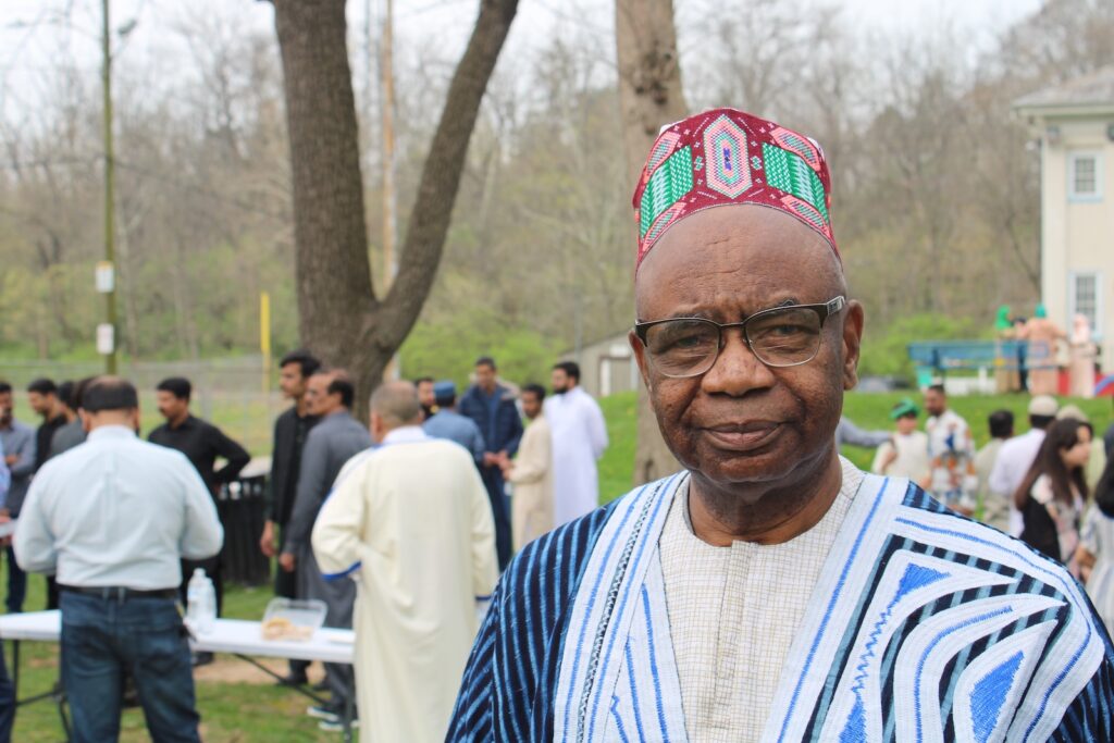 norristown-eid-2 Abdourahaman Barry poses for a photo at an Eid celebration in Norristown