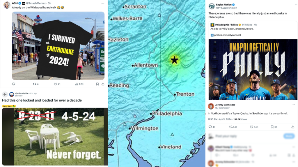 quake-reax Earthquake reactions on social media