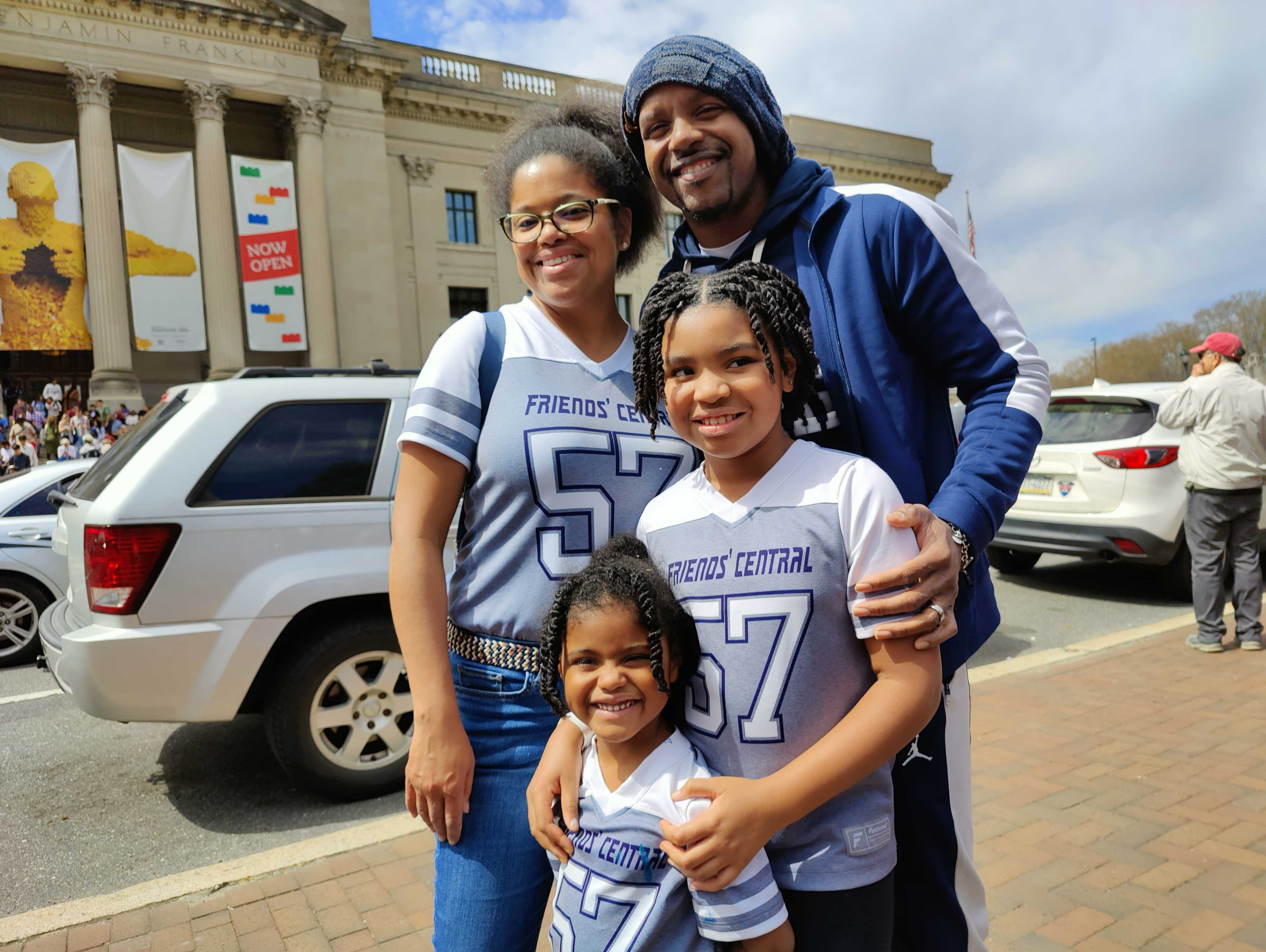 Kehinde and Teresa Whetstone and their daughters