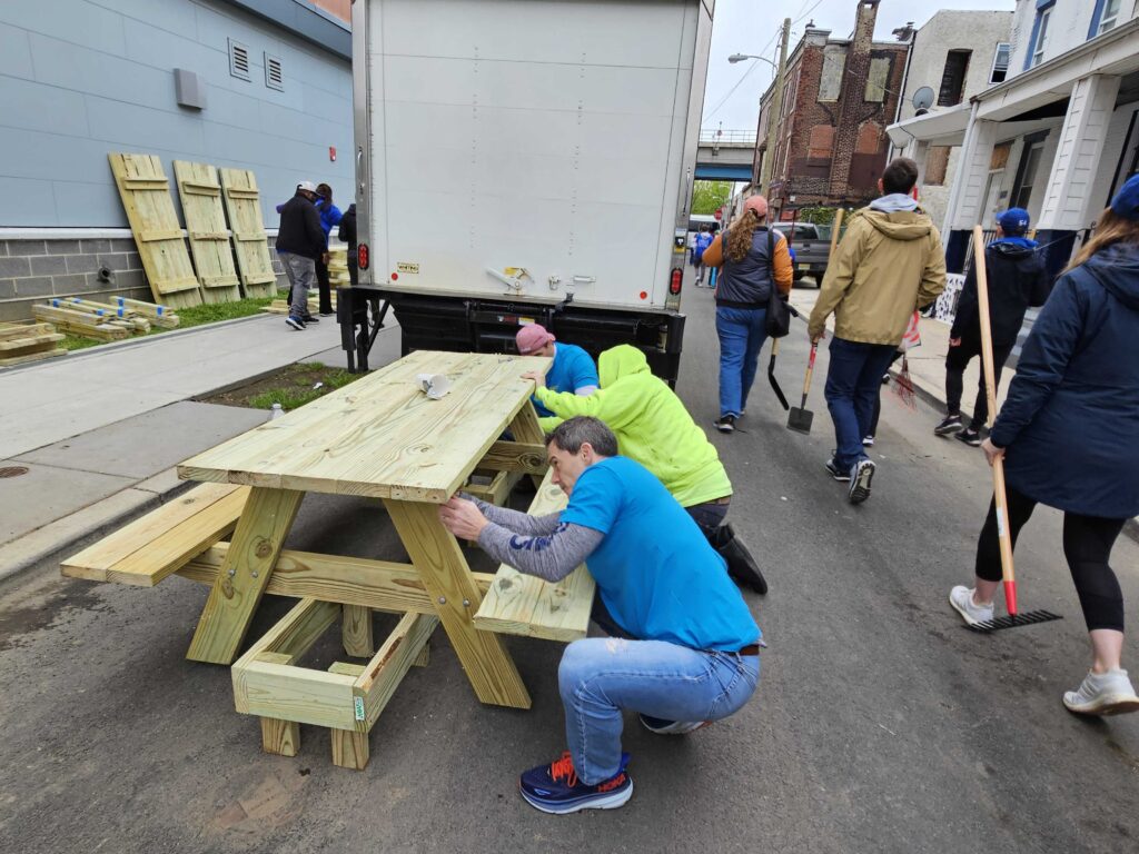 west-philly-clean-green-t-macdonald-2024-04-19-2 Building a picnic table