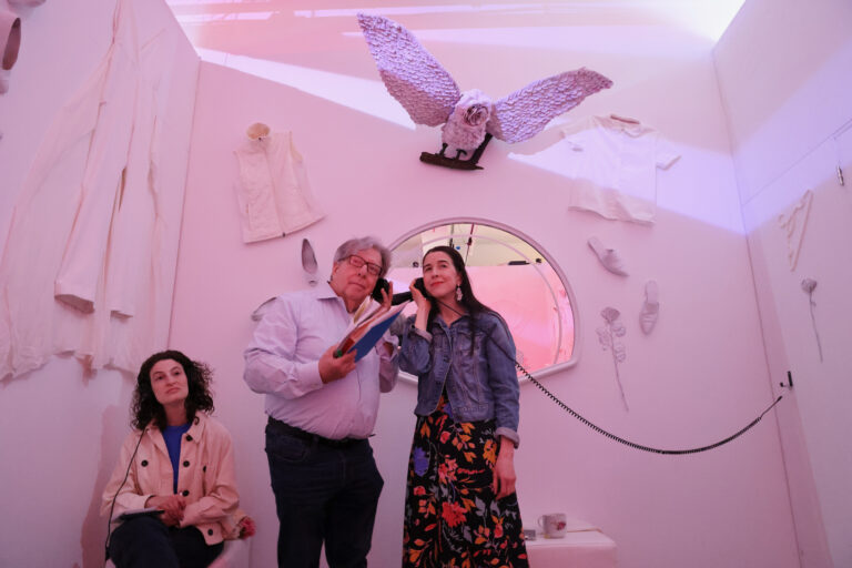 The art exhibition at the Fabric Workshop