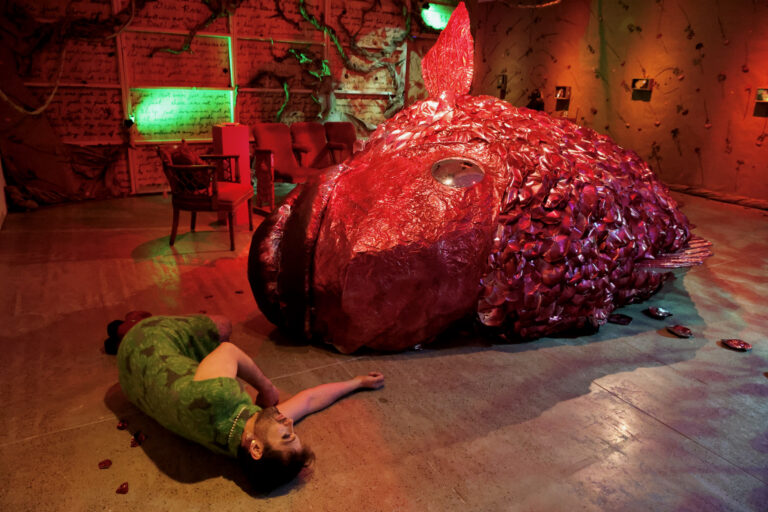 The art exhibition at the Fabric Workshop