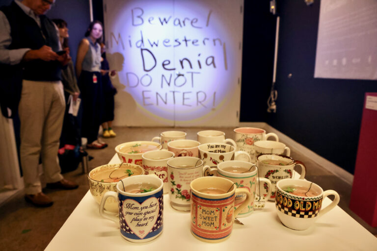 The art exhibition at the Fabric Workshop