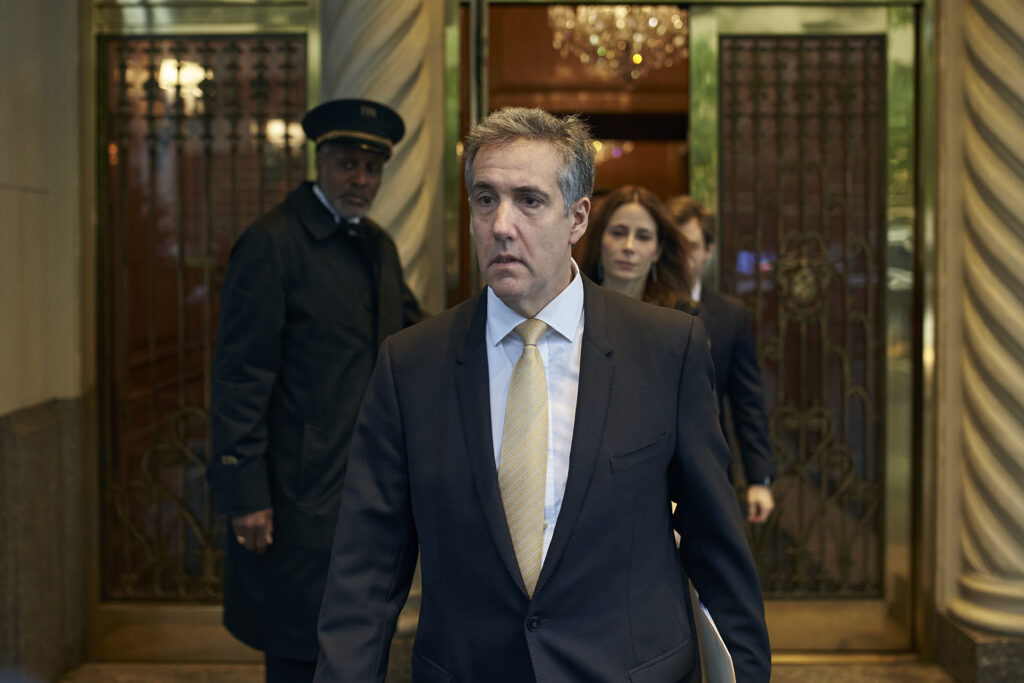 APTOPIX Trump Hush Money Michael Cohen