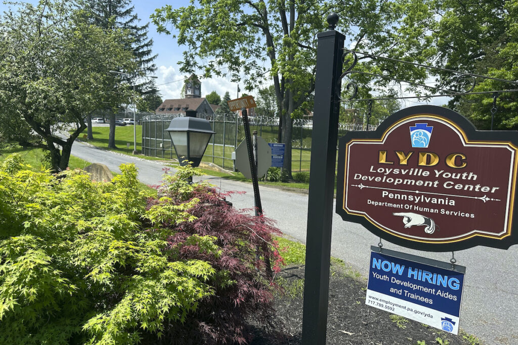 Pennsylvania Juvenile Detention Lawsuits Sign for oysville Youth Development Center