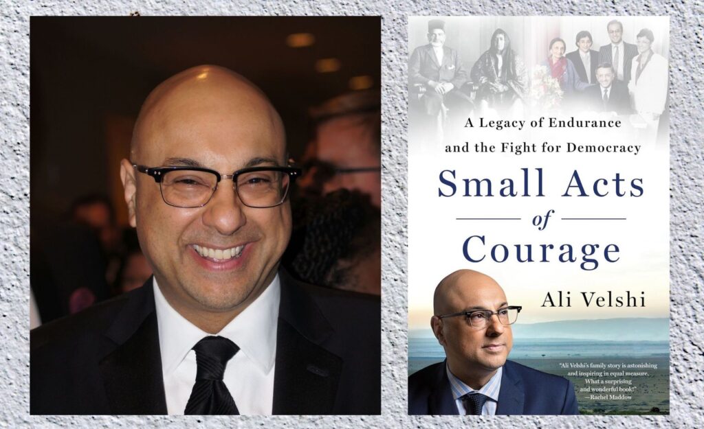 Ali Velshi MSNBC host and correspondent Ali Velshi joins us to talk about his new memoir, A Small Act of Courage, which is about his family history and how it was shaped by ideas of social justice and democracy.
