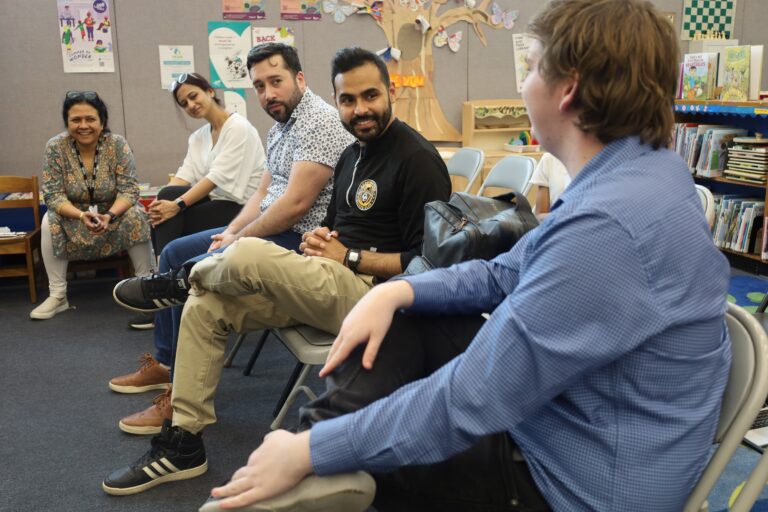 Kensington residents and community members highlight local programs and services in the area during WHYY’s Bridging Blocks discussion at Kensington Library on May 22, 2024.