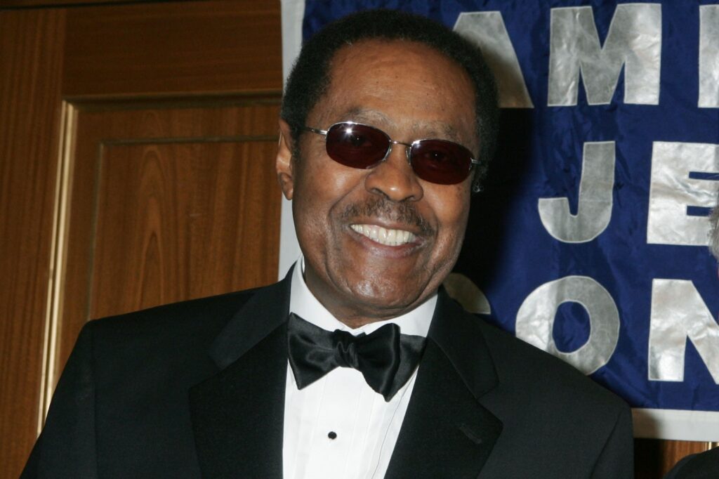 Biden Medal of Freedom Clarence B. Jones poses for a photo before was presented with the American Jewish Congress'