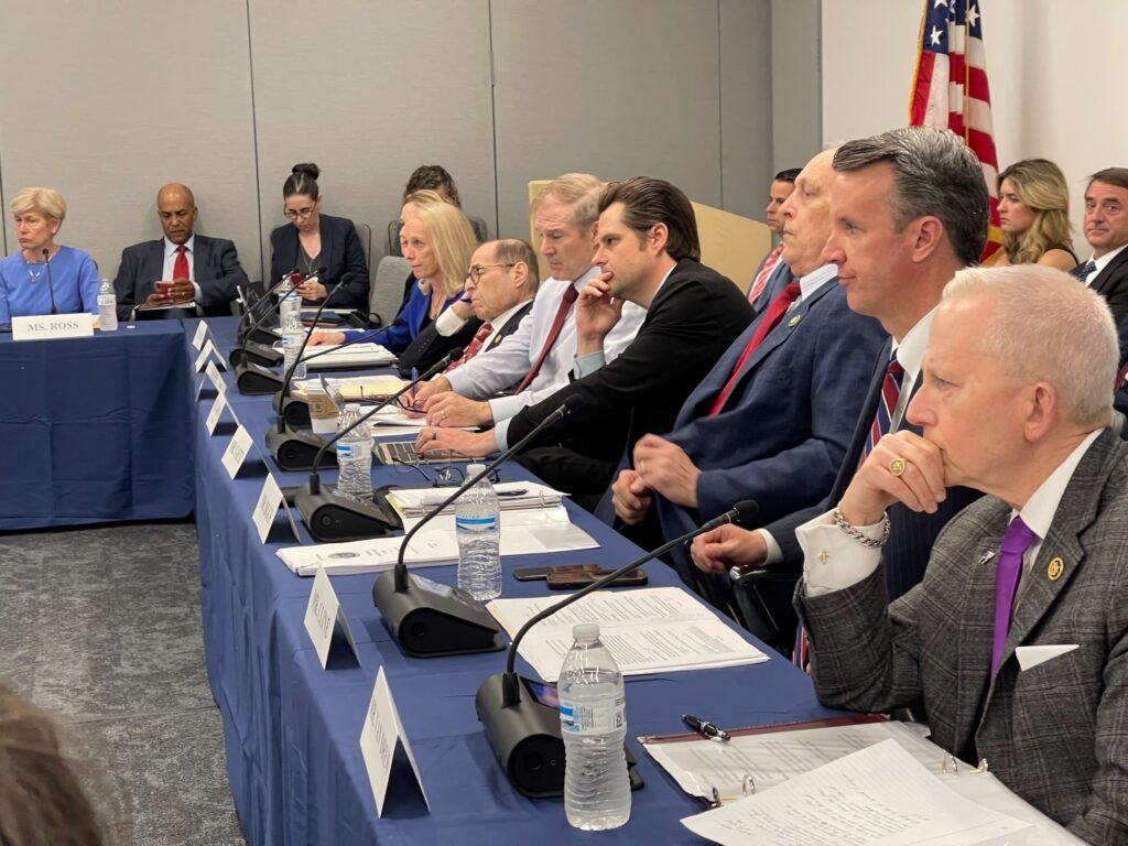 gop-krasner-m-rinde-philly-2024-05-03 Republicans sit at a table during a hearing